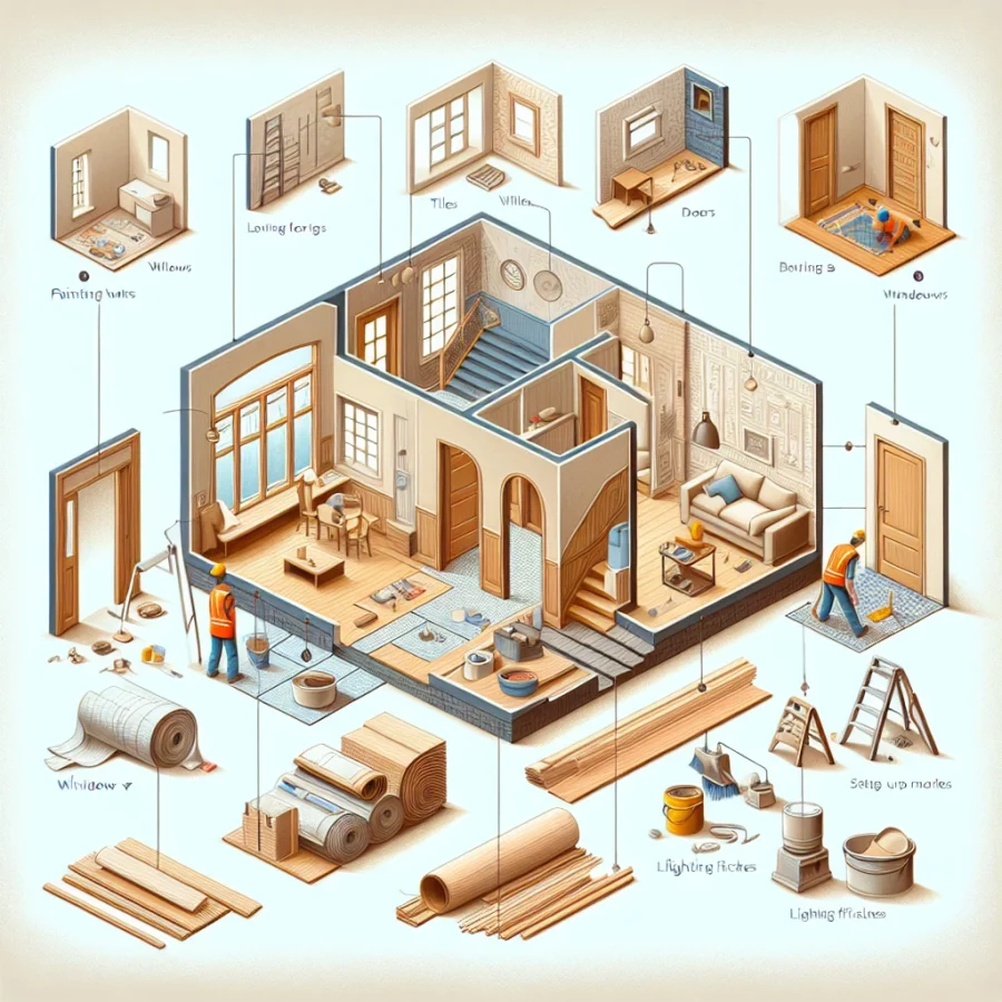 Jakie są etapy wykończenia wnętrz?